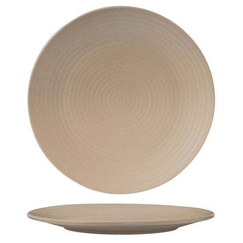 90173 Zuma Bluestone Dinnerware Collection Round Ribbed Coupe Plate 310mm