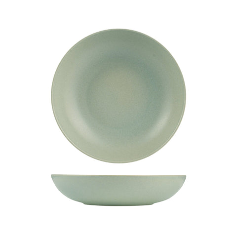 9029551 Zuma Pearl Pistachio Dinnerware Collection Round Coupe Share Bowl 50x240mm / 1100ml