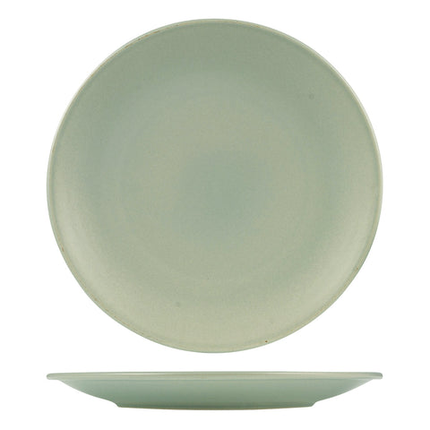 9029566 Zuma Pearl Pistachio Dinnerware Collection Round Coupe Plate 310mm