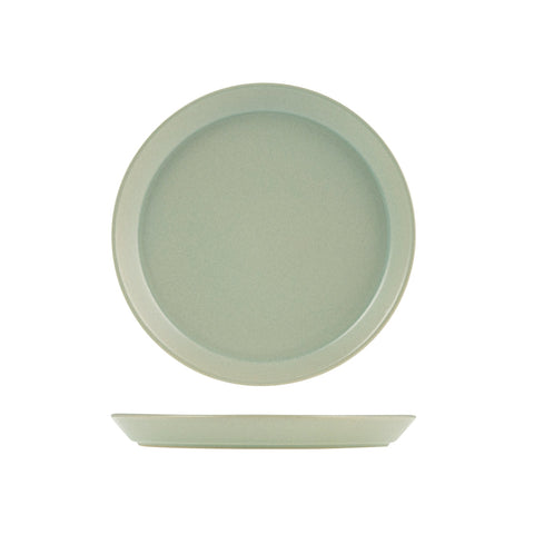 9029576 Zuma Pearl Pistachio Dinnerware Collection Round Plate Tapered 24x200mm
