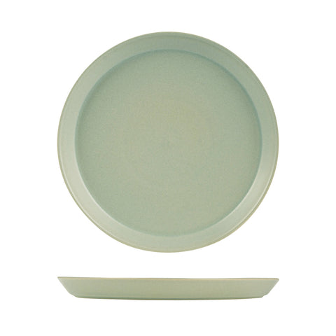 9029577 Zuma Pearl Pistachio Dinnerware Collection Round Plate Tapered 24x240mm
