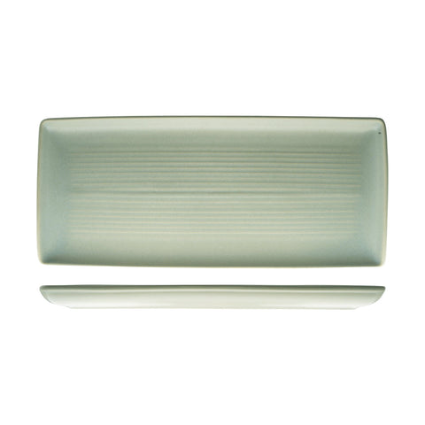 9029583 Zuma Pearl Pistachio Dinnerware Collection Rectangular Share Platter 365 x 130mm