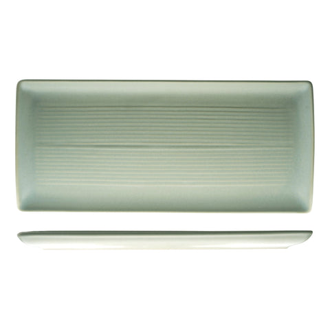 9029584 Zuma Pearl Pistachio Dinnerware Collection Rectangular Share Platter 395 x 180mm