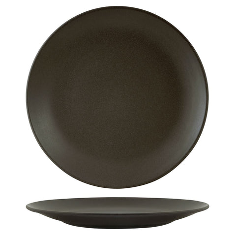 90966 Zuma Charcoal Dinnerware Collection Round Coupe Plate 310mm