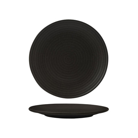 90970 Zuma Bluestone Dinnerware Collection Round Ribbed Coupe Plate 210mm