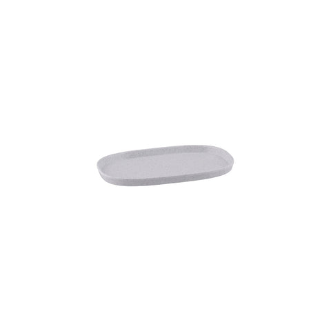 916641-W Ryner Melamine Stone White Rectangular Gastronorm Dishes 1/4 Size Rectangular Dish 265x162x20mm CH May Catering Supplies