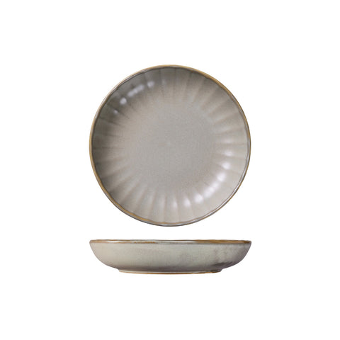 927072 Moda Porcelain Chic Scalloped Share Bowl 230mm/1150ml CH May Catering Supplies