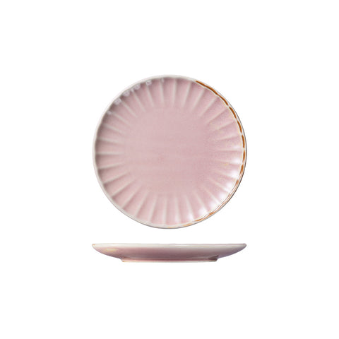 927161 Moda Porcelain Icon Scalloped Round Plate 205mm CH May Catering Supplies