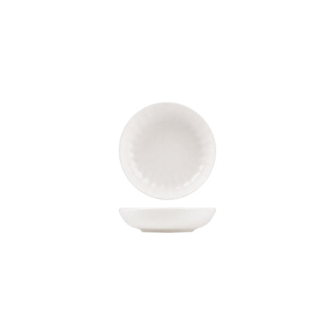 927270 Moda Porcelain Snow Scalloped Round Bowl 155mm/375ml CH May Catering Supplies