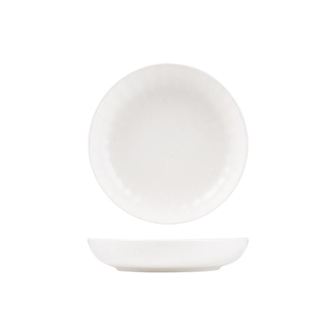 927272 Moda Porcelain Snow Scalloped Share Bowl 230mm/1150ml CH May Catering Supplies