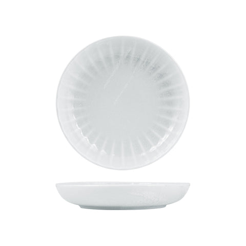 927373 Moda Porcelain Willow Scalloped Share Bowl 260mm/1300ml CH May Catering Supplies