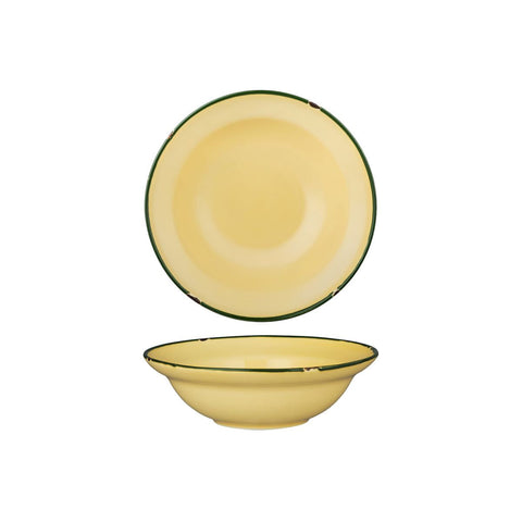 94127-SG Luzerne TinTin Sand Green Dinnerware Collection TinTin Sand Green Round Deep Plate / Bowl 190mm/380ml