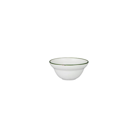 94134-WG Luzerne TinTin White Green Dinnerware Collection TinTin White Green Round Bowl 120mm/140ml