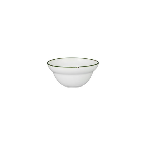 94135-WG Luzerne TinTin White Green Dinnerware Collection TinTin White Green Round Bowl 150mm/300ml