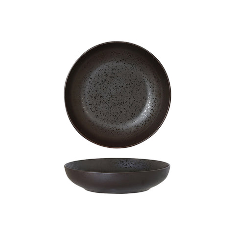 94451-LB Luzerne Lava Black Dinnerware Collection Lava Black Round Share Bowl 180mm/620ml