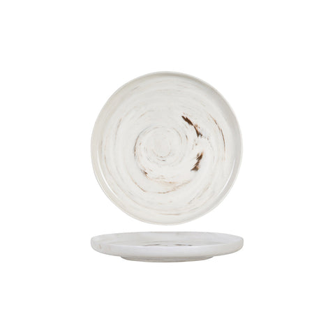 946008 Luzerne Signature Marble Dinnerware Collection Signature Marble Round Plate - Vertical Rim 210x25mm