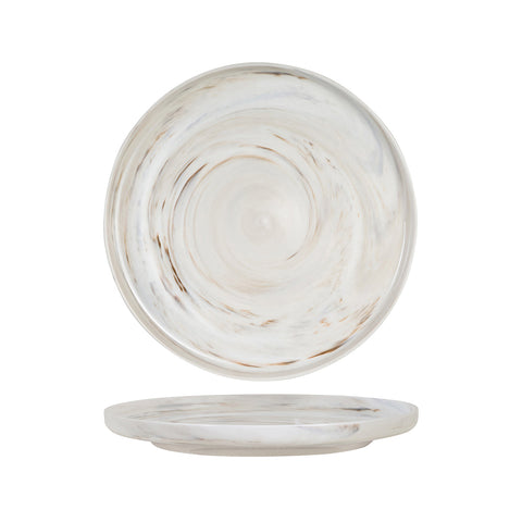 946011 Luzerne Signature Marble Dinnerware Collection Signature Marble Round Plate - Vertical Rim 280x30mm