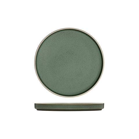 946520 Luzerne Mod Smokey Basil Dinnerware Collection Mod Smokey Basil Stackable Plate 200mm