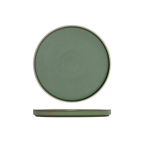 946523 Luzerne Mod Smokey Basil Dinnerware Collection Mod Smokey Basil Stackable Plate 235mm