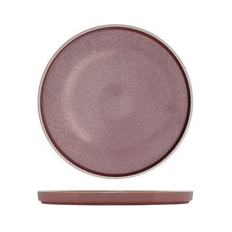 946627 Luzerne Mod Smokey Plum Dinnerware Collection Mod Smokey Plum Stackable Plate 270mm