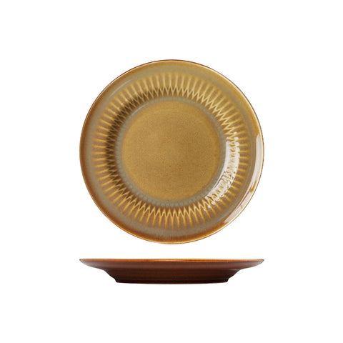 947023 Luzerne Cottage Cinnamon Dinnerware Collection Cottage Cinnamon Round Rim Plate 230mm