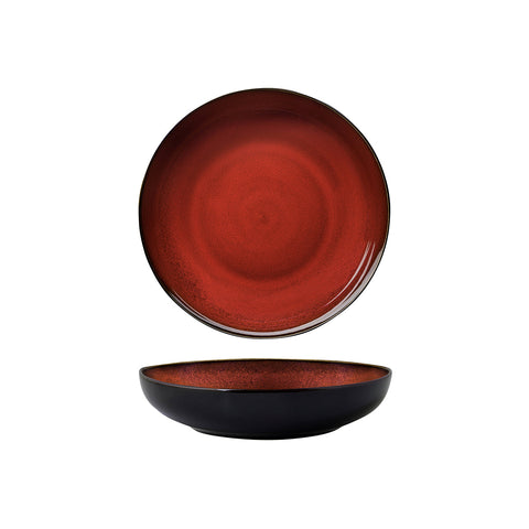 948852 Luzerne Rustic Crimson Dinnerware Collection Rustic Crimson Round Share Bowl 230x51mm/1200ml