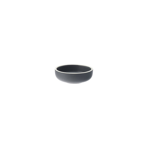 954001 Utopia Forma Charcoal Dinnerware Collection Round Sauce Dish 90x36mm / 110ml