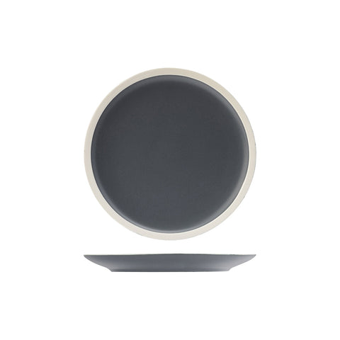 954006 Utopia Forma Charcoal Dinnerware Collection Round Plate 170x19mm