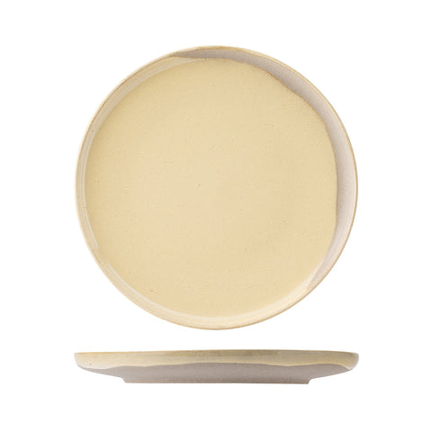 956010 Utopia Oregon Buttermilk Dinnerware Collection Round Plate 255x30mm