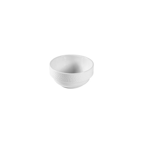 9932450 Churchill Isla White Dinnerware Collection Stacking Bowl 115mm / 377ml