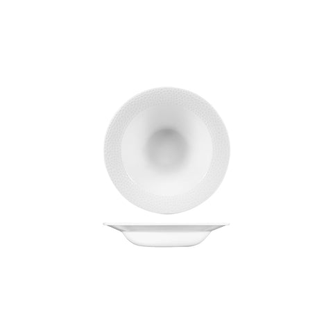 9932451 Churchill Isla White Dinnerware Collection Round Oatmeal Bowl 170mm / 256ml