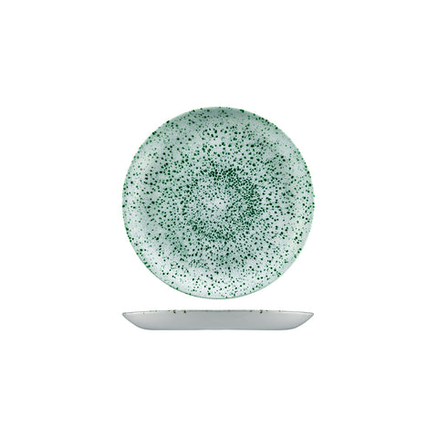 9974116-MG Churchill Studio Prints Mineral Green Dinnerware Collection Mineral Green Round Coupe Plate 165mm