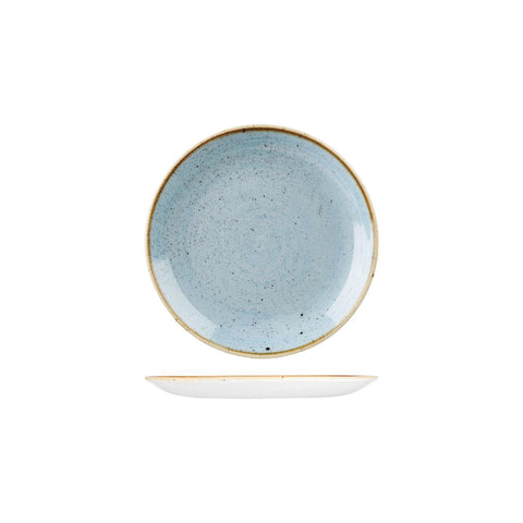 9975116-D Churchill Stonecast Duck Egg Dinnerware Collection Round Coupe Plate 165mm
