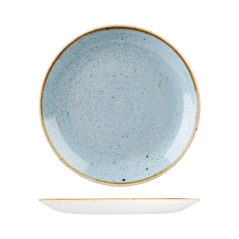 9975129-D Churchill Stonecast Duck Egg Dinnerware Collection Round Coupe Plate 288mm