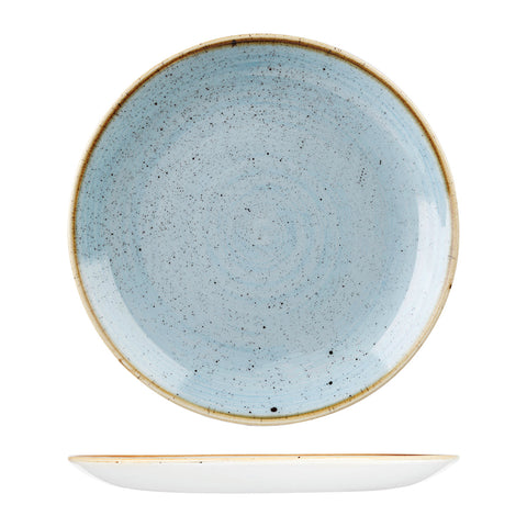 9975131-D Churchill Stonecast Duck Egg Dinnerware Collection Round Coupe Plate 324mm
