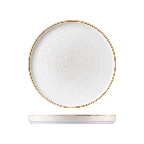 9975155-W Churchill Stonecast Barley White Dinnerware Collection Walled Chefs' Plate 260x20mm