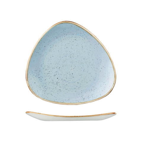 9975326-D Churchill Stonecast Duck Egg Dinnerware Collection Triangular Plate 265x265mm