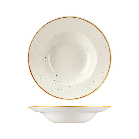 9975424-W Churchill Stonecast Barley White Dinnerware Collection Soup / Pasta Bowl 240mm/284ml