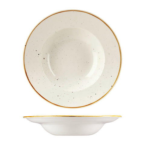9975428-W Churchill Stonecast Barley White Dinnerware Collection Soup / Pasta Bowl 280mm/468ml