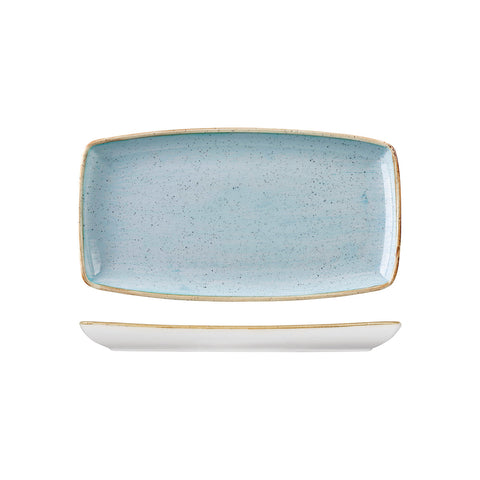 9975529-D Churchill Stonecast Duck Egg Dinnerware Collection Oblong Plate 295x150mm