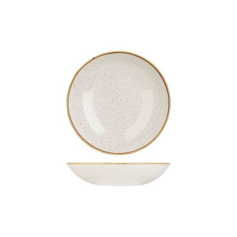 9975618-W Churchill Stonecast Barley White Dinnerware Collection Round Coupe Bowl 182mm/426ml