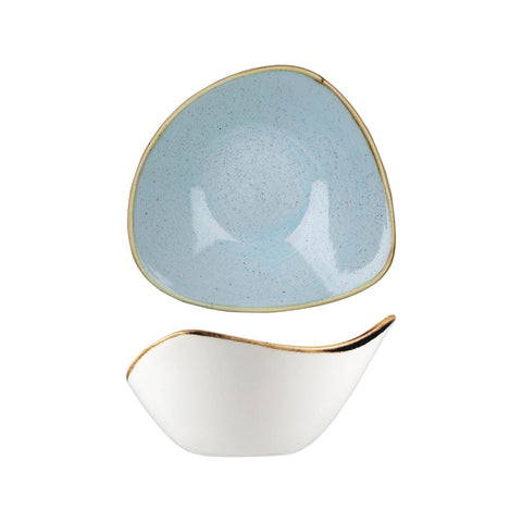 9975715-D Churchill Stonecast Duck Egg Dinnerware Collection Triangular Bowl 153x153mm/260ml