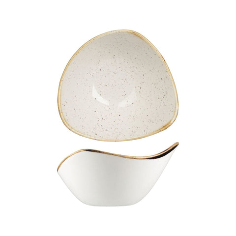9975715-W Churchill Stonecast Barley White Dinnerware Collection Triangular Bowl 153x153mm/260ml