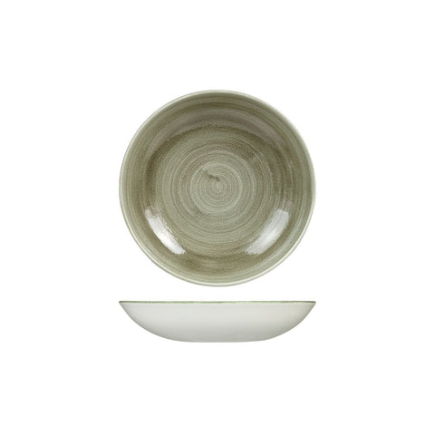 9978218-G Churchill Stonecast Patina Burnished Green Dinnerware Collection Round Coupe Bowl 182mm/426ml
