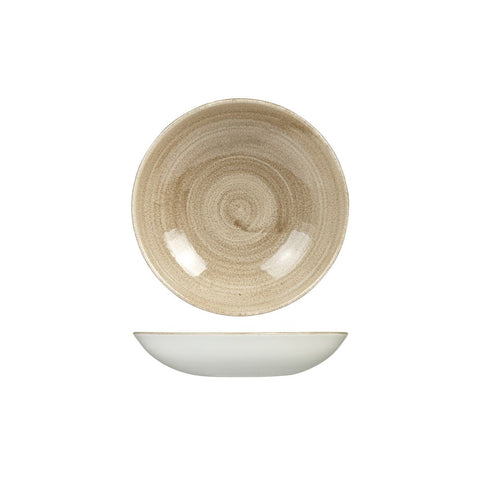 9978218-T Churchill Stonecast Patina Taupe Dinnerware Collection Round Coupe Bowl 182mm/426ml