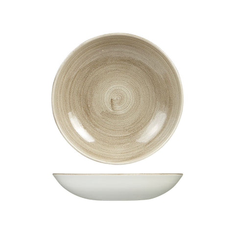 9978225-T Churchill Stonecast Patina Taupe Dinnerware Collection Round Coupe Bowl 248mm/1136ml