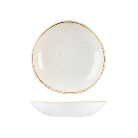 9979325-W Churchill Stonecast Barley White Dinnerware Collection Organic Round Bowl 253mm / 1100ml