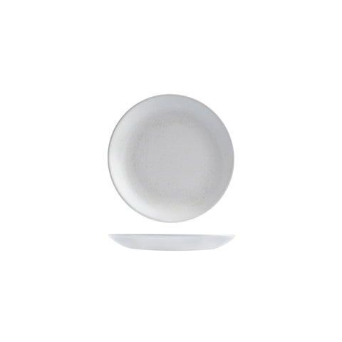 9985116 Churchill Vellum Satin White Dinnerware Collection Satin White Round Coupe Plate 165mm