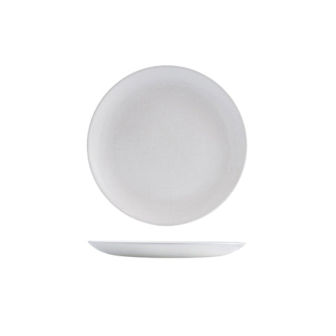 9985122 Churchill Vellum Satin White Dinnerware Collection Satin White Round Coupe Plate 217mm