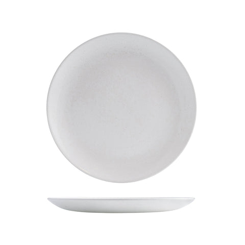 9985126 Churchill Vellum Satin White Dinnerware Collection Satin White Round Coupe Plate 260mm